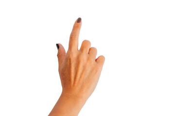 hands isolated on background
