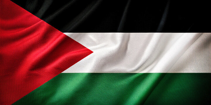 waving flag of Palestine