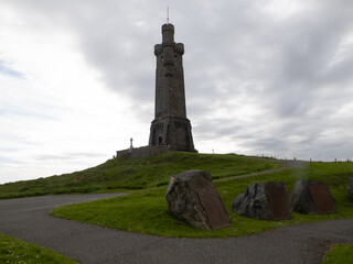 Memorial Carragh Cuimhne Cogaidh, en Lewis & Harris, Islas H&eacute;bridas, Escocia