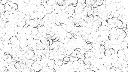 Distressed grunge concrete wall pattern for graphic design. White paint black cracks background. 