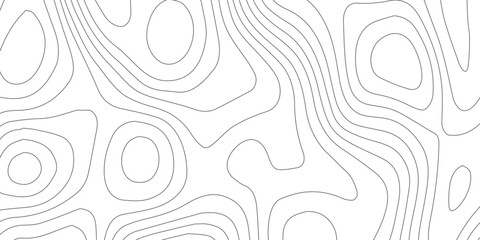 White background abstract topography contour map, wavy curved paper relief pattern, minimal geographic design vector illustration