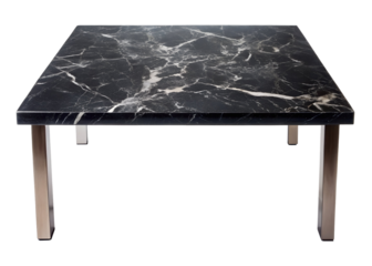 empty black marble table png image on transparent background