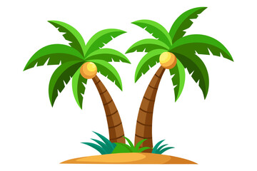 coconut tree illustration