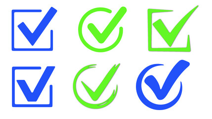 transparent vector illustration of tick mark icon 