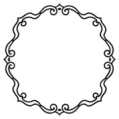 Minimal Decorative Borders & Frames Vector Set – Line Art Illustration on White Background