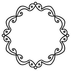 Minimal Decorative Borders & Frames Vector Set – Line Art Illustration on White Background