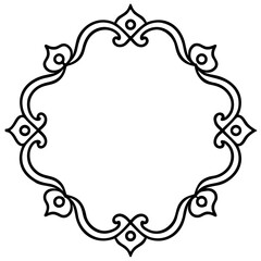 Elegant Line Art Borders & Frames Collection – Simple Vector Design, White Background