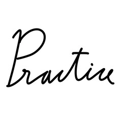 practice lettering hand writing motivation inspriration english cheerful good emotion
