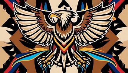 abstract background with wings