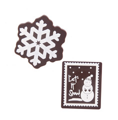 delicious birthday cake isolated on white 