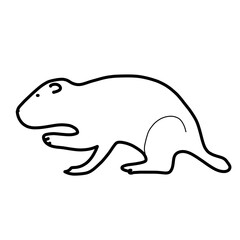 giant pacarana animal natural living prehistoric old habitat big animal
