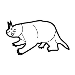 epigaulus animal natural living prehistoric old habitat big animal
