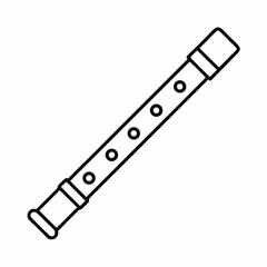 Bansuri Vector Illustration – Traditional Indian Flute Design