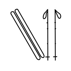 ski winter sport tool play winter season activity snow cold
