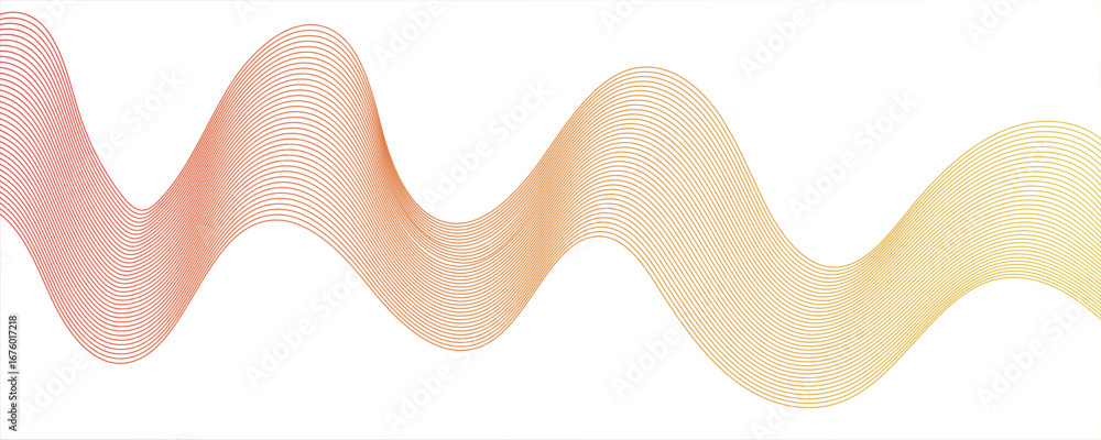 Poster abstract yellow, white smooth element swoosh speed wave modern stream background. wave with lines cr