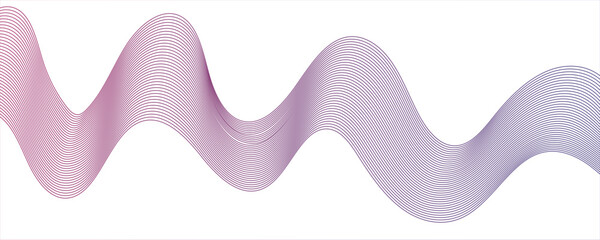 Abstract porple white smooth element swoosh speed wave modern stream background. Wave with lines created using blend tool..Abstract blue futuristic blend waves lines technology background.