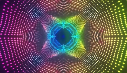 Vibrant Neon Light Background