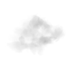 Transparent Black fog or smoke. Black smoke cloud effect. Vapor, magic haze.