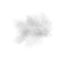 Transparent Black fog or smoke. Black smoke cloud effect. Vapor, magic haze.
