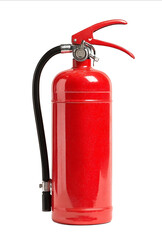 Fire extinguisher isolated on a white background studio shot