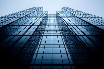 Fototapeta premium Modern Glass Skyscraper Building Photo