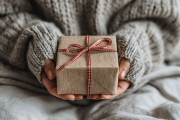 Cozy Winter Gift: A Hand-Wrapped Treasure of the Season