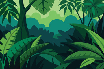 Obraz premium green leaves background