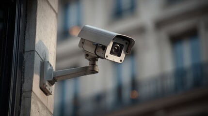 Daytime Outdoor Security Camera Monitoring a Safe Structure in Clapiers, Languedoc-Roussillon, France