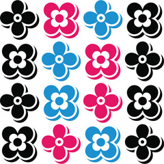 Seamless geometric pattern featuring a repeating design of interlocking shapes in a calming palette.