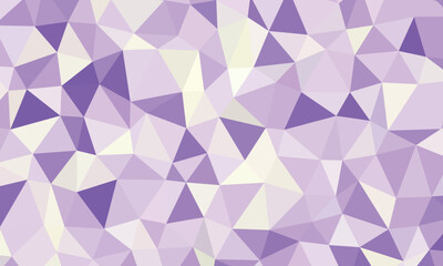 Obraz premium Abstract Geometric Polygonal Pattern with a Soft Gradient of Lavender and Cream Colors