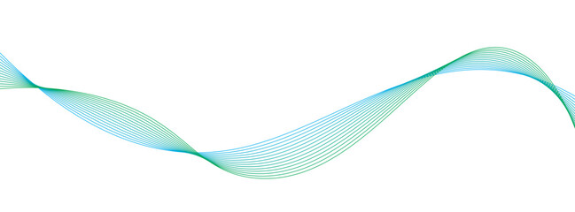 Abstract wave line. Digital frequency equalizer. digital Stylized line art background. Vector