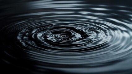 Dark liquid ripples
