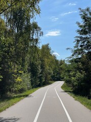 Nowy Sącz ścieżką rowerowa. © Maciej G. Szling