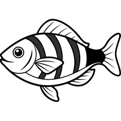 Fish on a transparent background