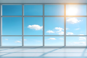 Bright Sunny Day 3D Window Background