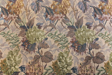 Vintage floral suitcase