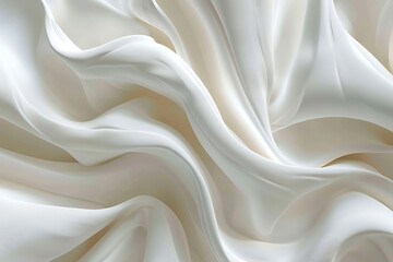 Obraz premium Abstract soft fabric swirls in gentle earth tones with subtle color variations