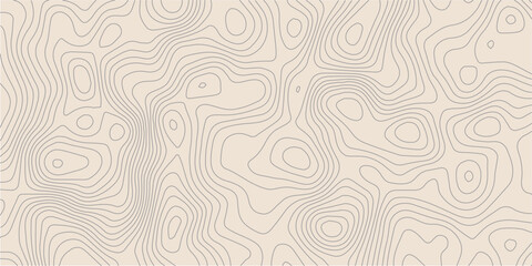 Fototapeta premium colorful wave paper curved reliefs abstract background, Abstract topographic contourscurved background, Topography map background. Vector geographic contour map. 