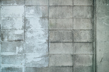 白いペンキが塗られたブロックの背景用素材	