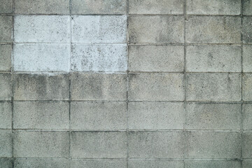 白いペンキが塗られたブロックの背景用素材	