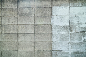 白いペンキが塗られたブロックの背景用素材	