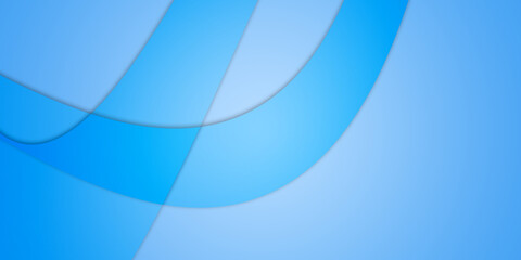 Abstract illustration background of curved waves in a blue gradient.
