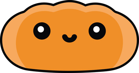 cartoon orange fruit