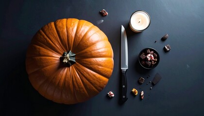 Halloween Kürbis schnitzen