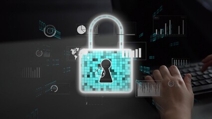Cyber security protection and cyber security strategies against cyber threats, system hacks,...
