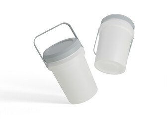 Plastic Bucket Mockup