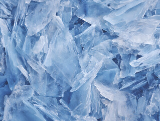 Glacial ice shards texture seamless frozen background