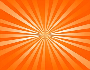 Orange radial burst background