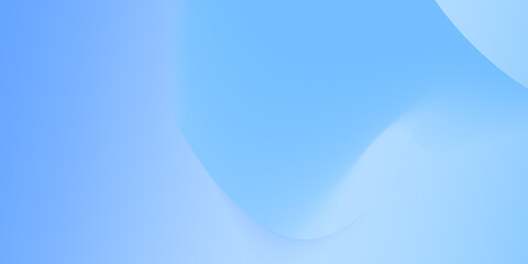 Abstract illustration background of curved waves in a blue gradient.