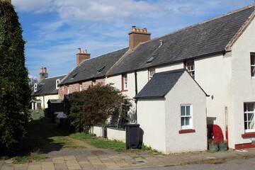 Cottages, High Street, Cromarty, Ross and Cromarty.